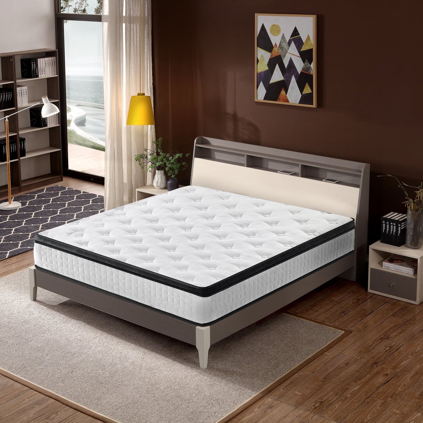 12" Full Modern Comfort Mattress with Perfect Support and Comfort, Pressure Relieving