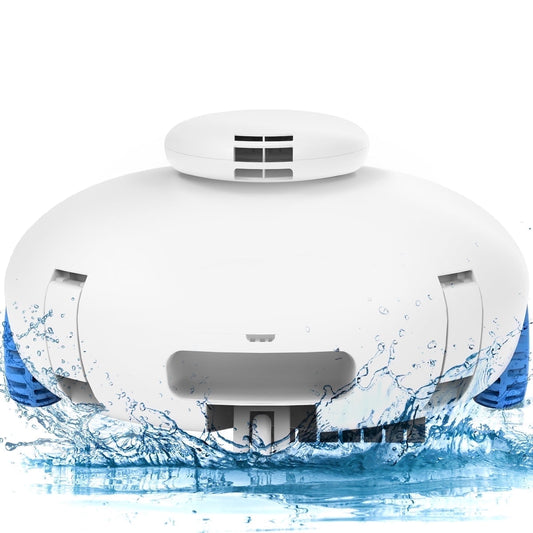 120Min Cordless Pool Robotic Vacuum Cleaner, for Above Ground/In-ground Flat-Bottom Swimming