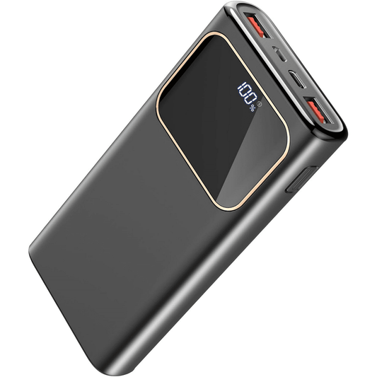 20000mAh Power Bank, Portable Charger, 22.5W Fast Charging Battery Pack with USB-c/USB-a Output, LED Digital Display Cell Phone Battery Pack Compatible with iPhone, Android et
